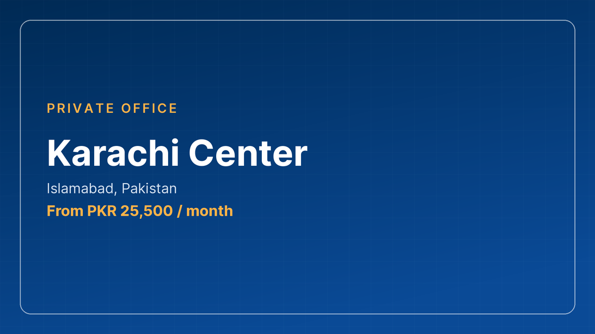 Karachi Center private offices, Islamabad