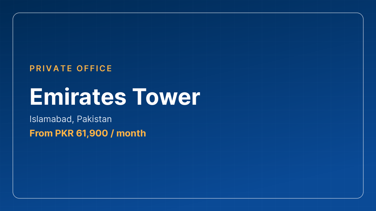 Emirates Tower private offices, Islamabad