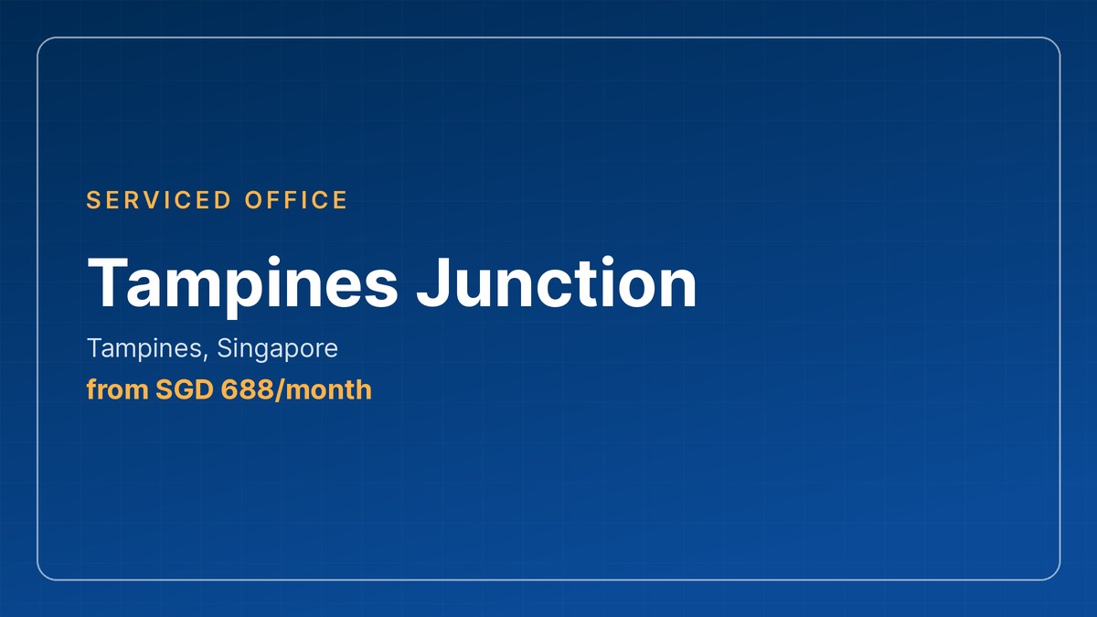 serviced office in Singapore - Tampines Junction