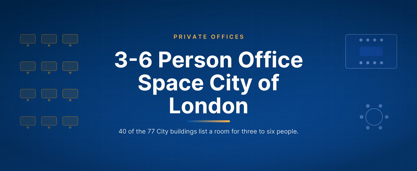 3-6 person office space City of London - Wezoo