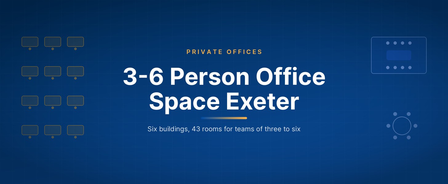 3-6 person office space exeter - Wezoo