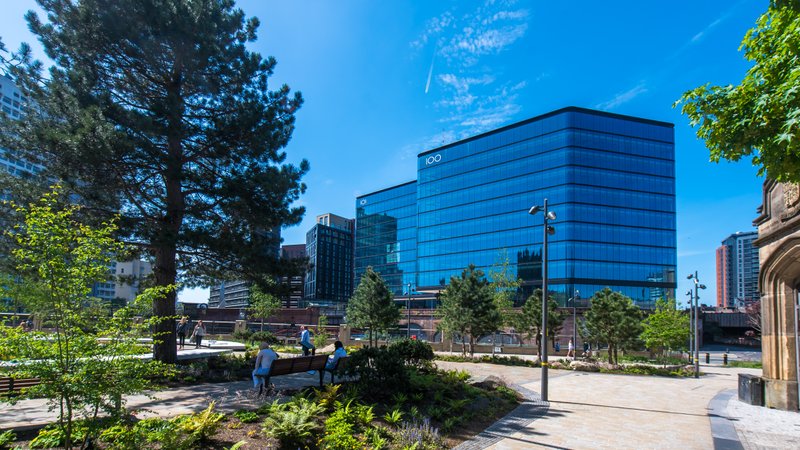 Private office for 4 to 6 people at 100 Embankment by X plus Why, Salford M3