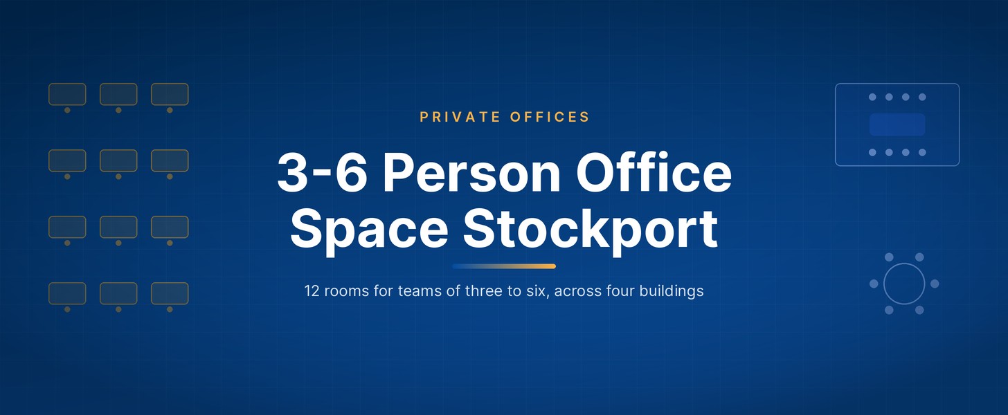 3-6 person office space stockport, Wezoo