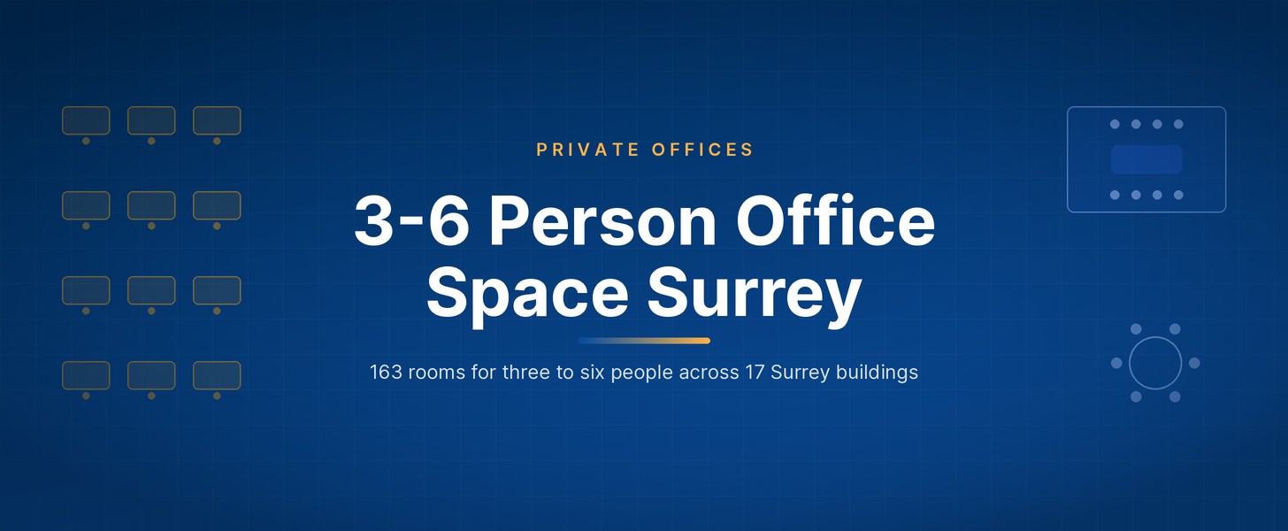 3-6 person office space Surrey - Wezoo
