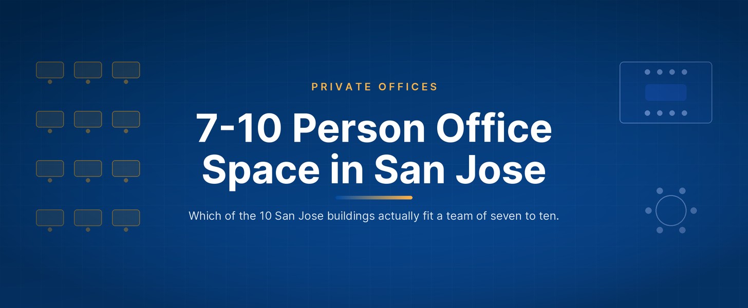 7-10 person office space San Jose — Wezoo