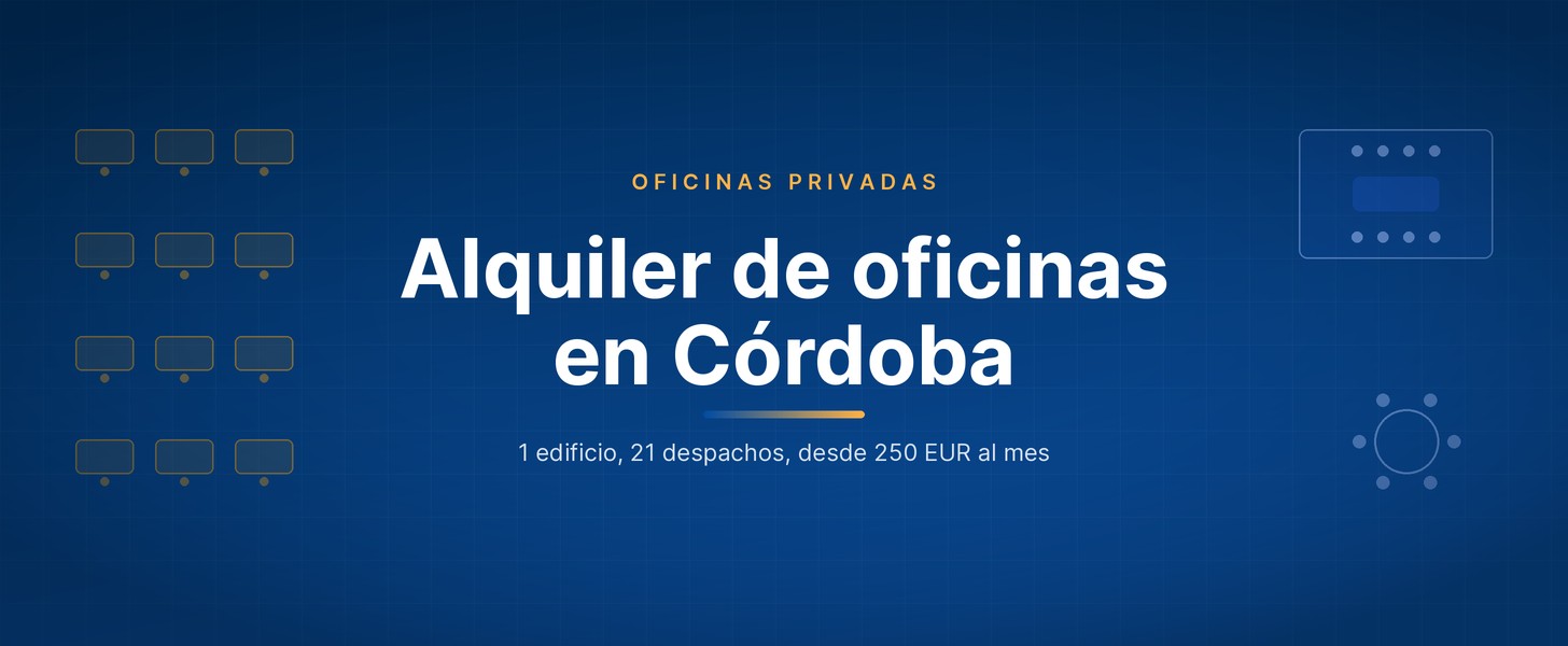Alquiler de oficinas Cordoba en Wezoo
