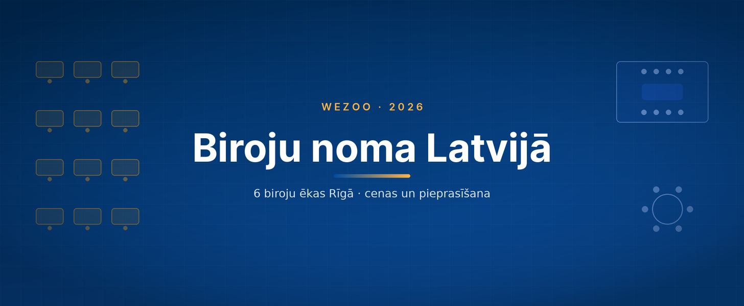 Biroju noma Latvija - 6 biroju ekas Riga