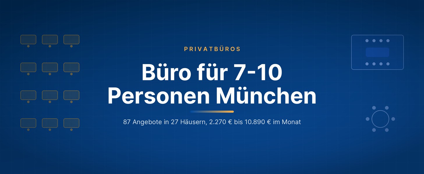 Büro für 7-10 Personen München — Wezoo