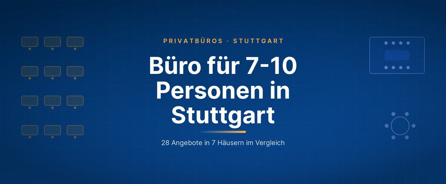 Büro für 7-10 Personen Stuttgart — Wezoo