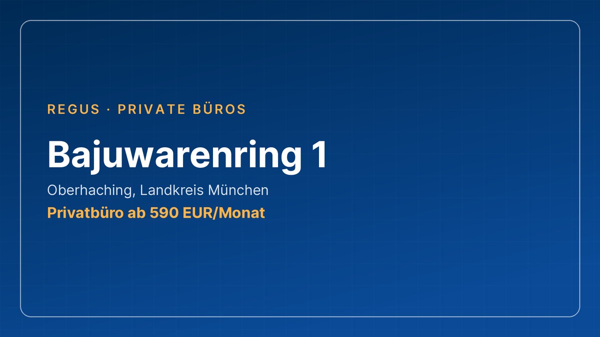 büro mieten bayern – Bajuwarenring 1 in Oberhaching