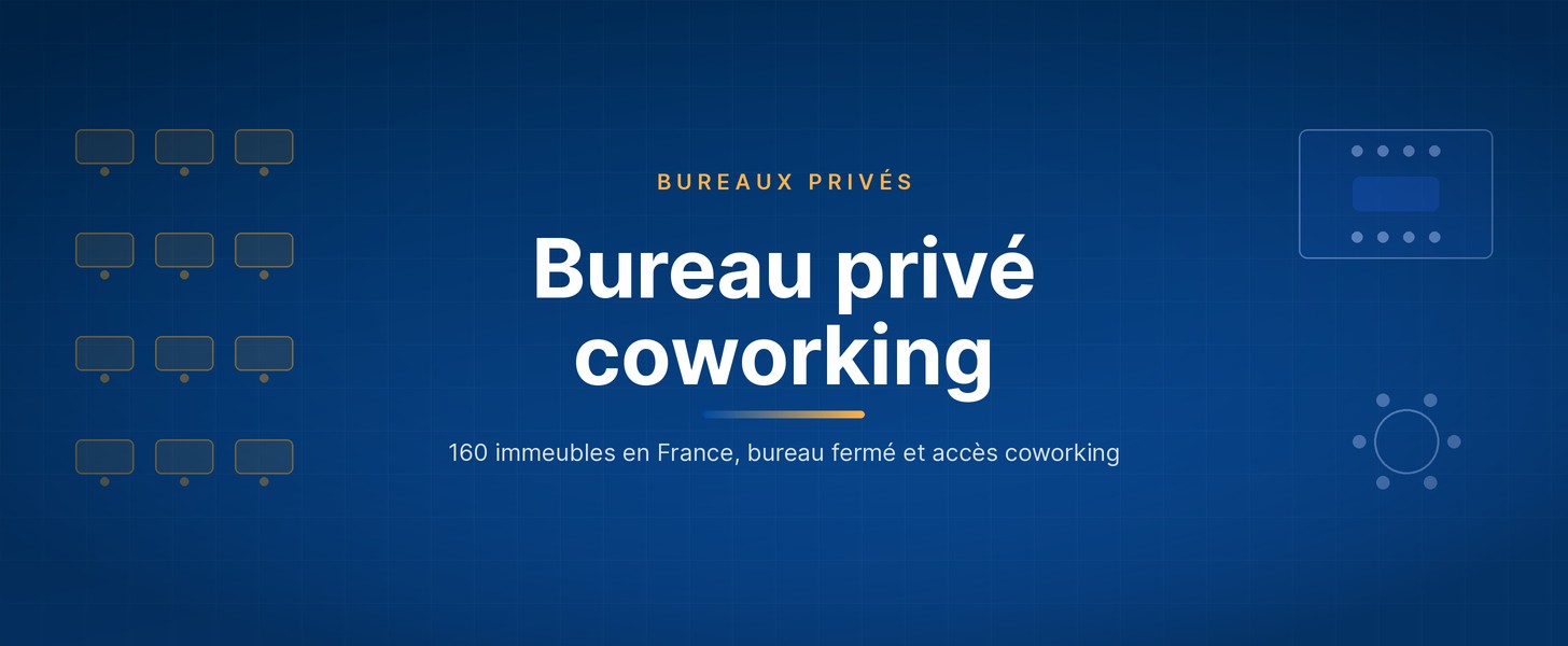 bureau privé coworking en France sur Wezoo
