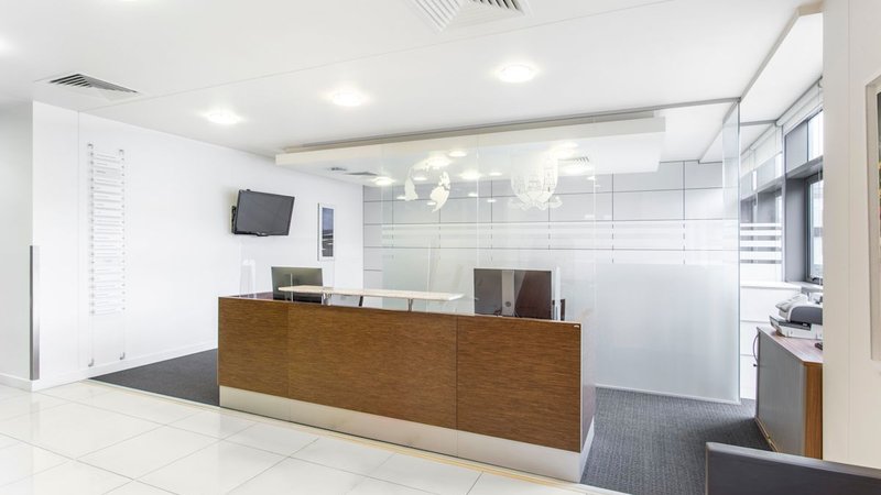 Shared lounge and breakout area at City Gate Cork serviced office