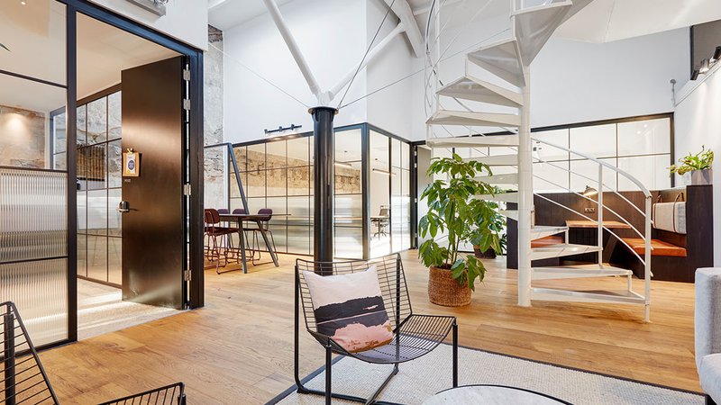 Good coworking space example - Clockwise Edinburgh Leith