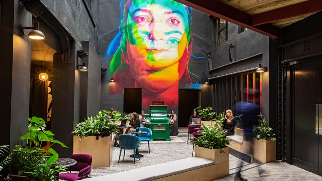 Coworking space Ireland - shared work floor at The Masonry on Thomas Street, Dublin