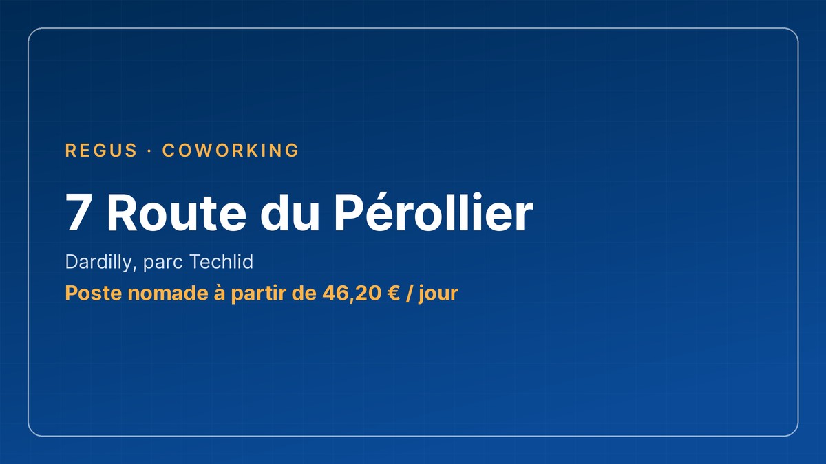 coworking rhône - 7 Route du Pérollier, Dardilly