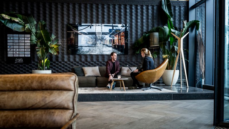 kantoor huren haarlem - Frame Offices Haarlem aan het Kennemerplein