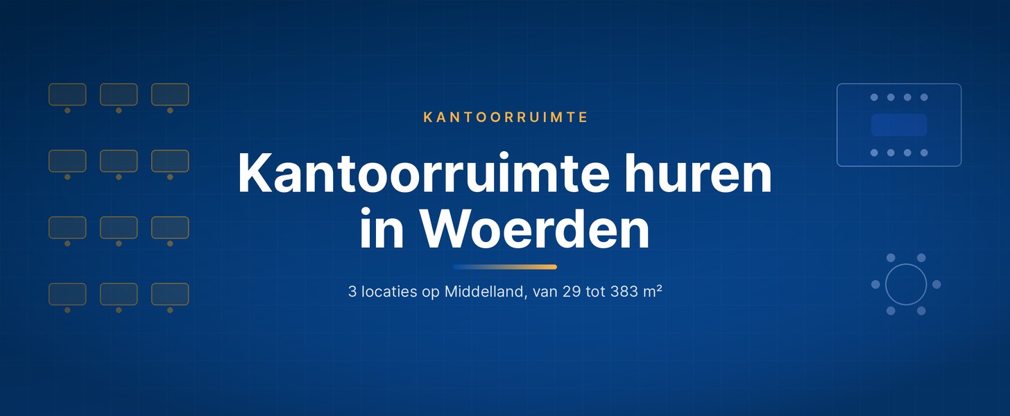 kantoorruimte huren woerden - Wezoo