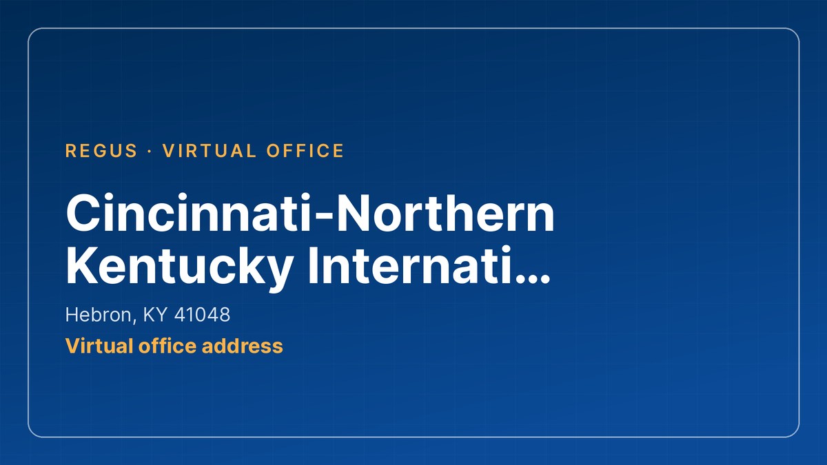 Cincinnati/Northern Kentucky International Airport, Concourse B virtual office address in Hebron, Kentucky