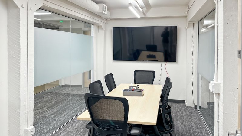meeting room campbell - the six-person conference room at 307 Orchard City Drive