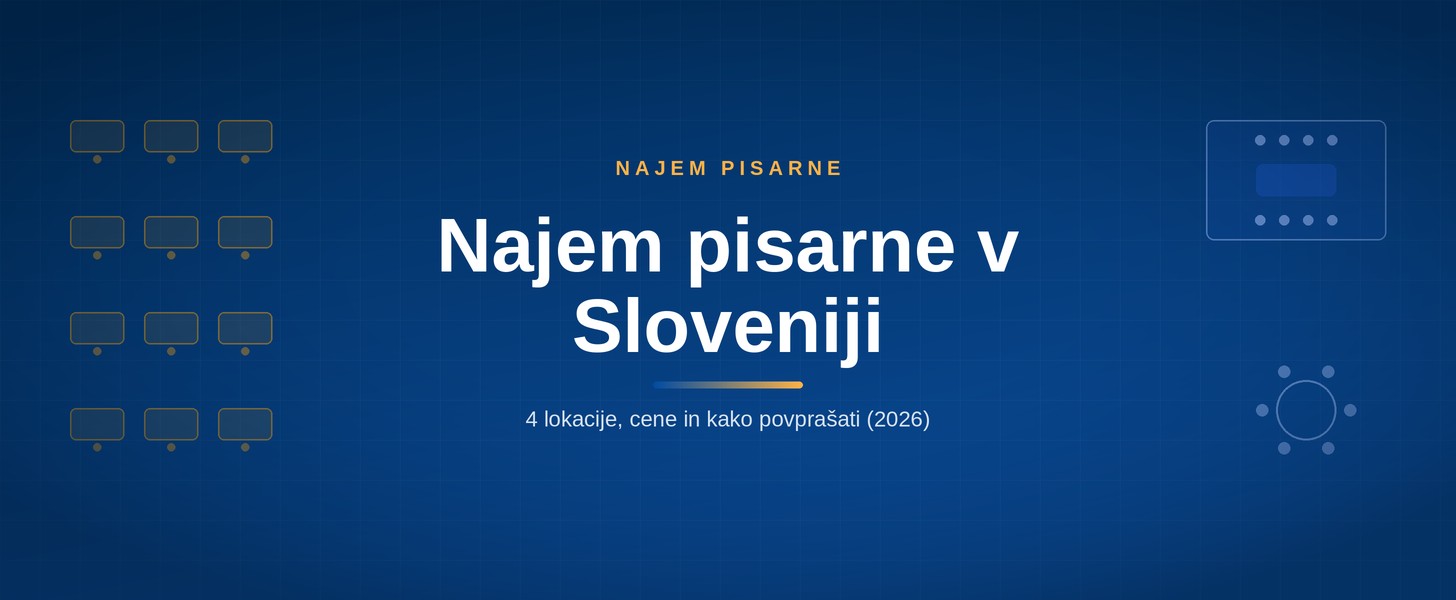 Najem pisarne v Sloveniji