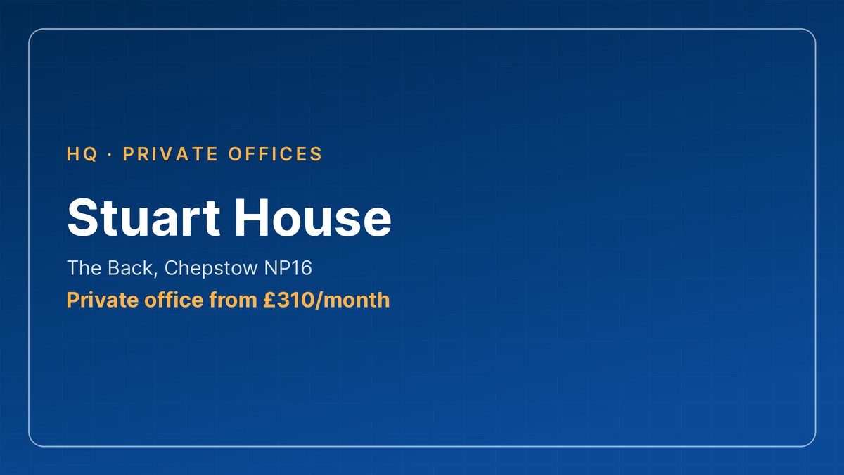 office space chepstow - Stuart House private offices in Chepstow town centre