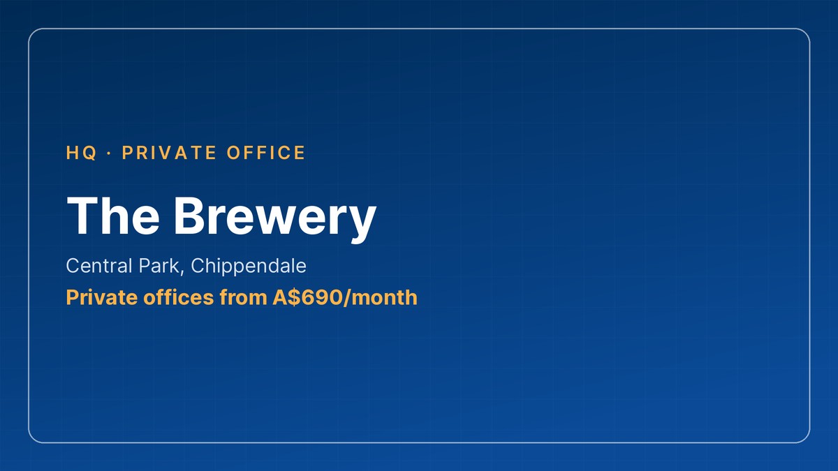office space chippendale - The Brewery private offices