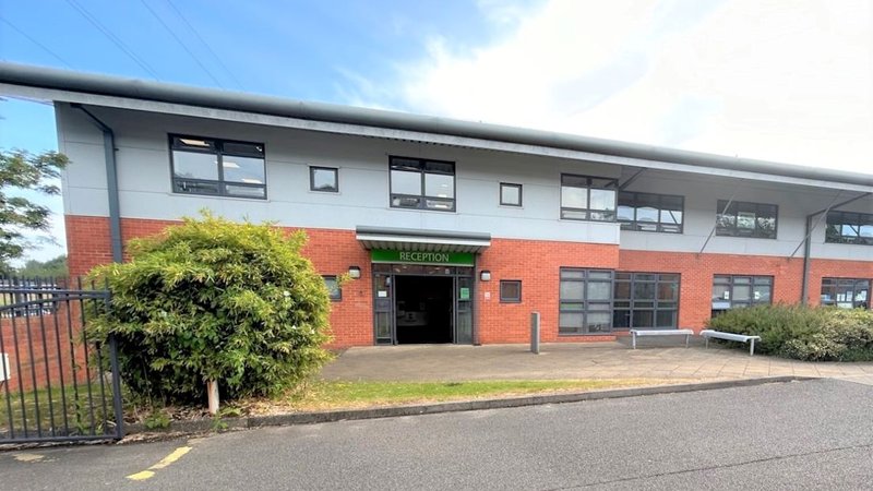 Office space Folkestone, Shearway Business Park reception in Cheriton