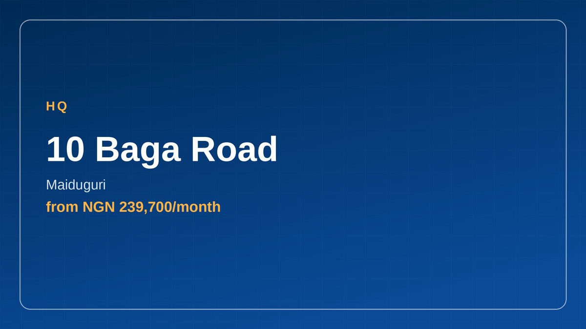 office space for rent in Nigeria - 10 Baga Road