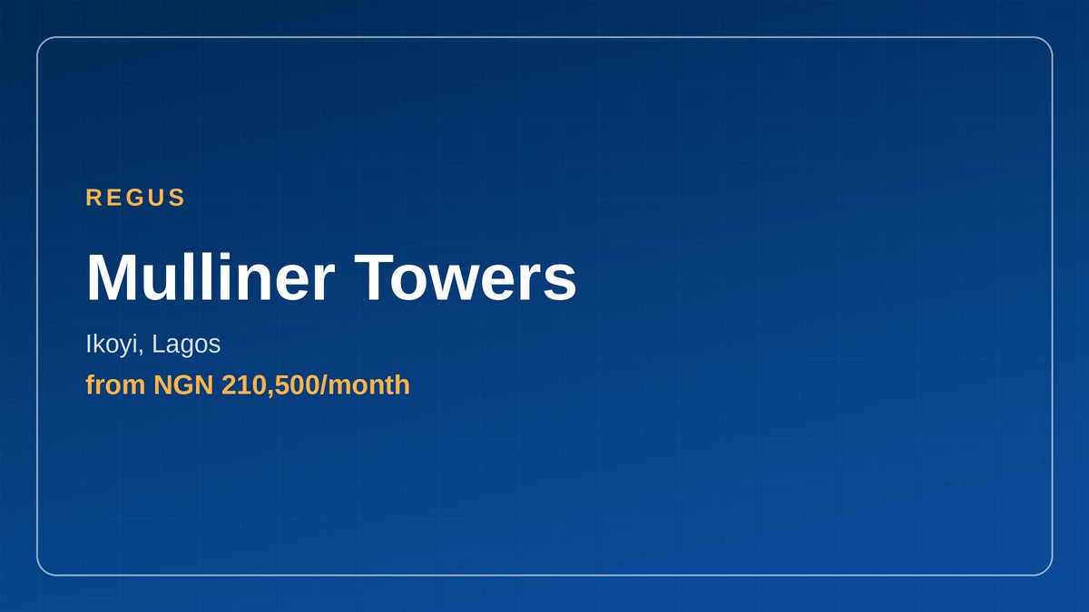 office space for rent in Nigeria - Mulliner Towers