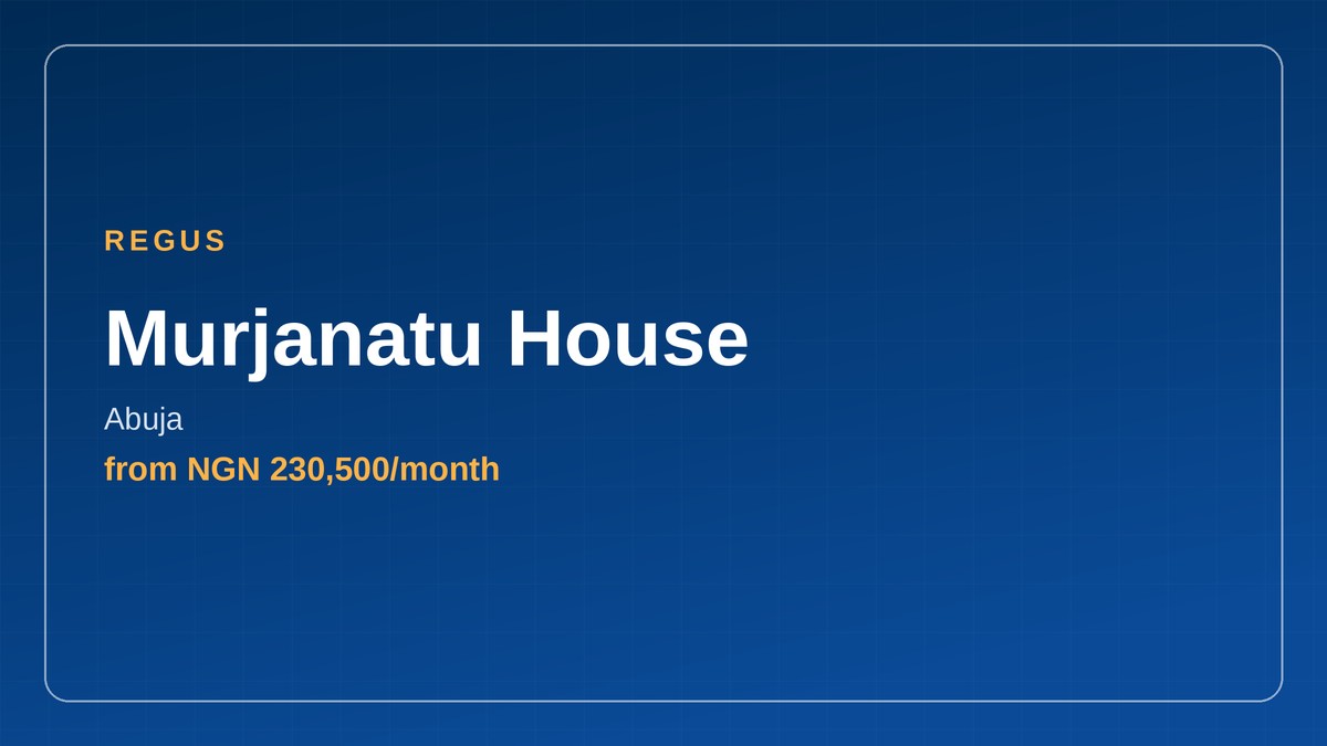 office space for rent in Nigeria - Murjanatu House