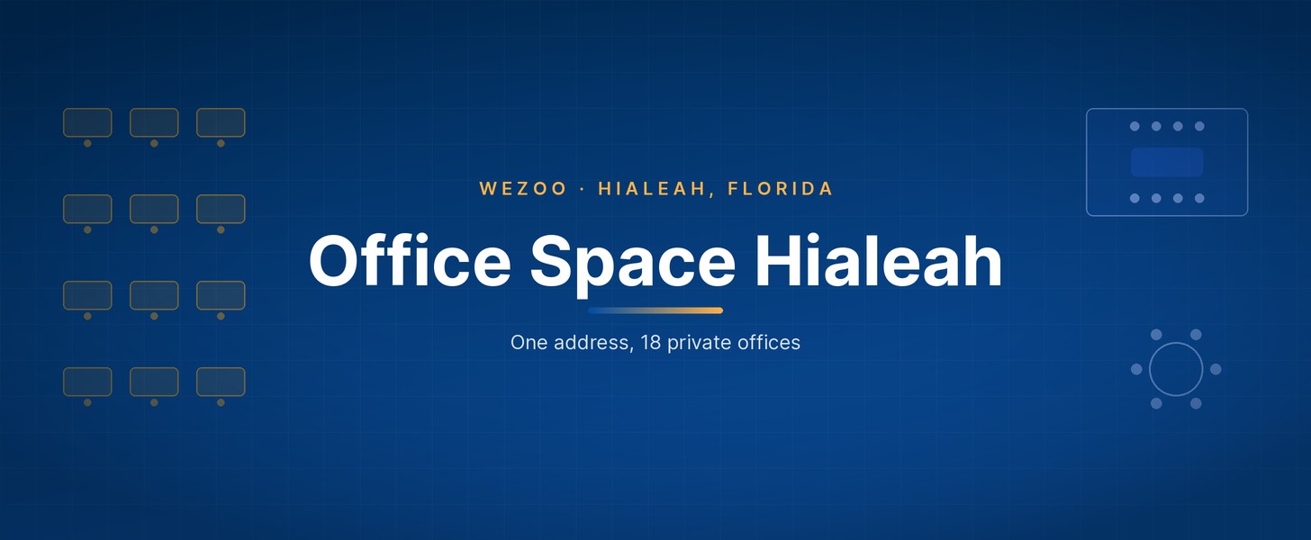 Office space Hialeah guide cover, Wezoo