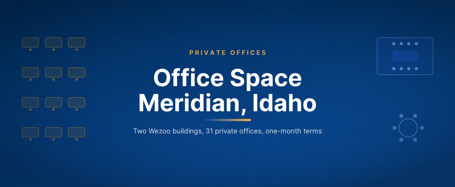 office space meridian - Wezoo private offices in Meridian, Idaho