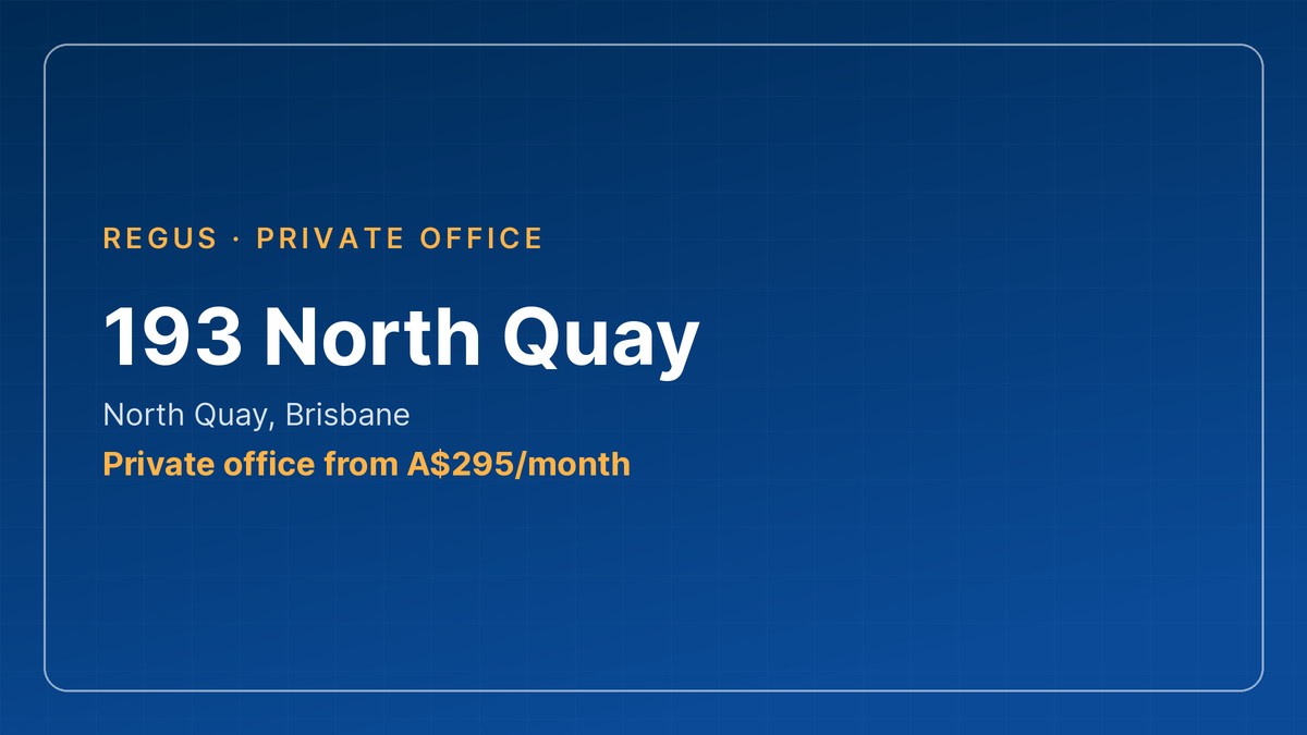 office space newstead - 193 North Quay