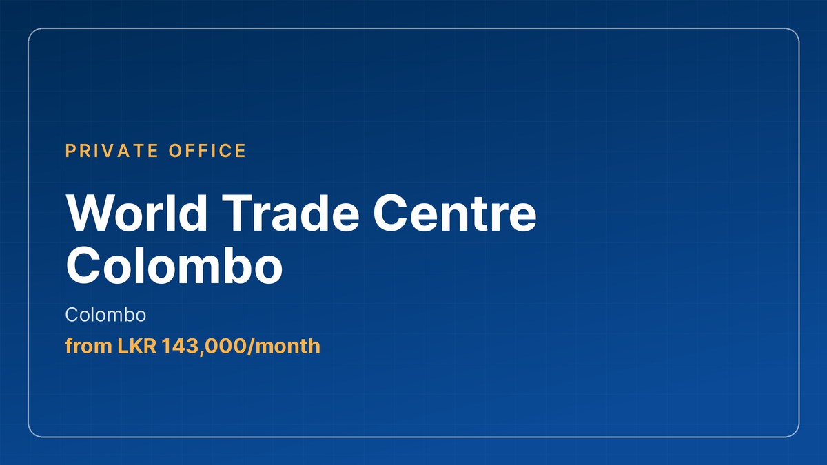 office space in Sri Lanka - World Trade Centre Colombo, Colombo