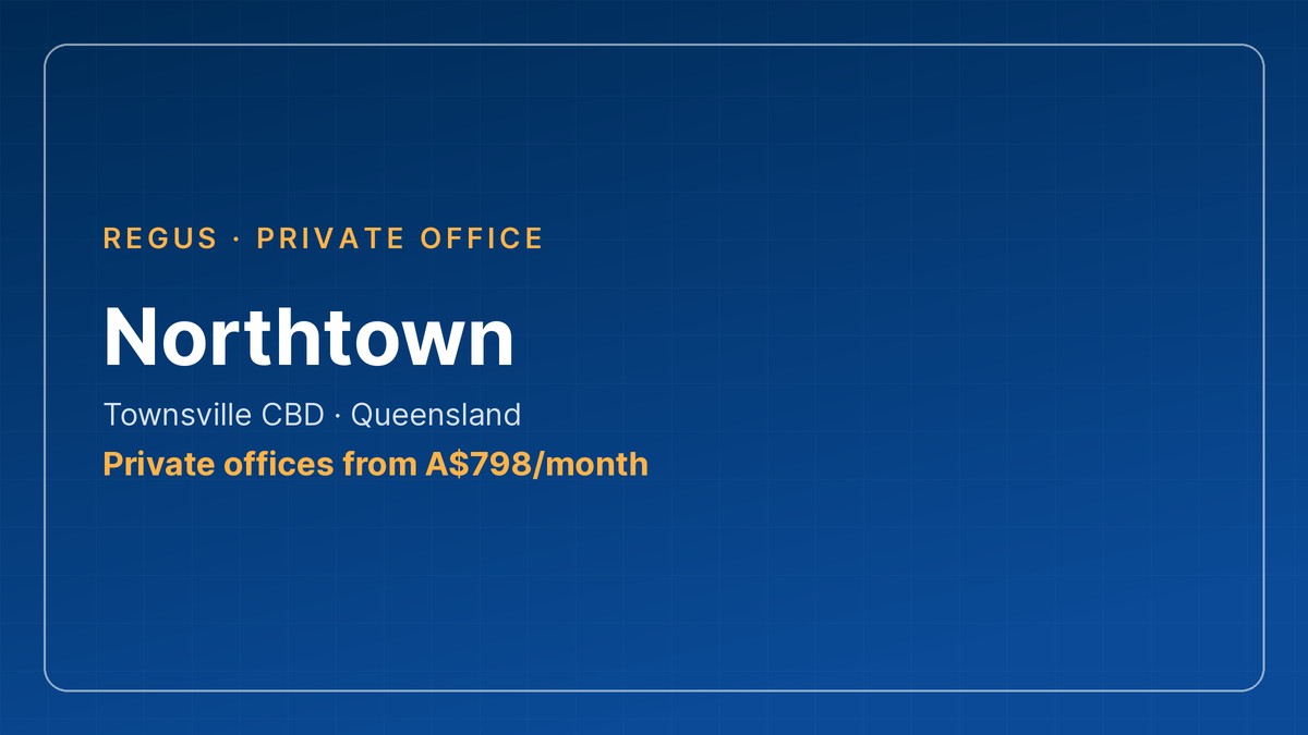 Northtown private office, office space Townsville