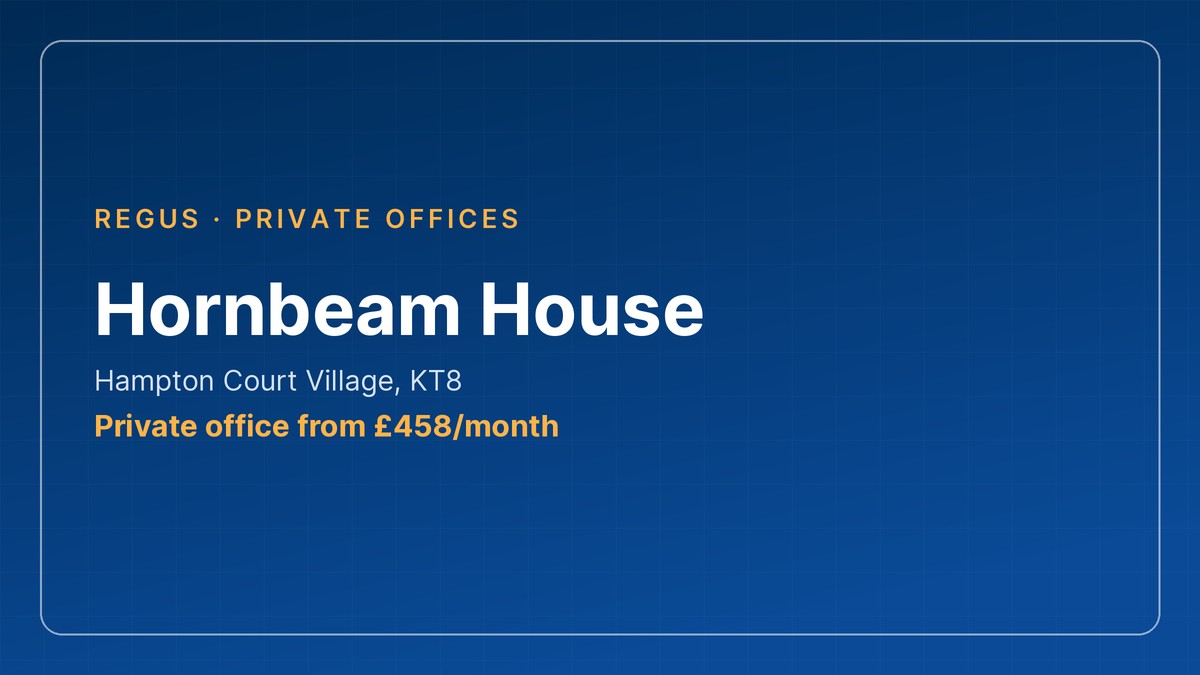 office space Walton-on-Thames, Hornbeam House at Hampton Court Village