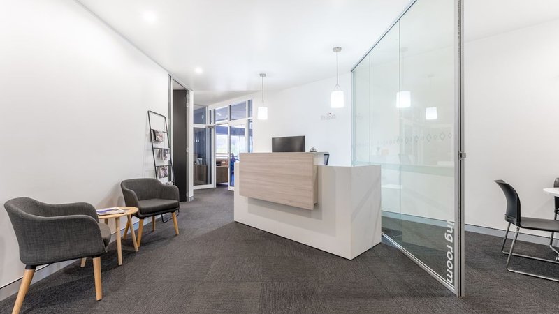 office space wollongong - private office reception at 1 Burelli Street