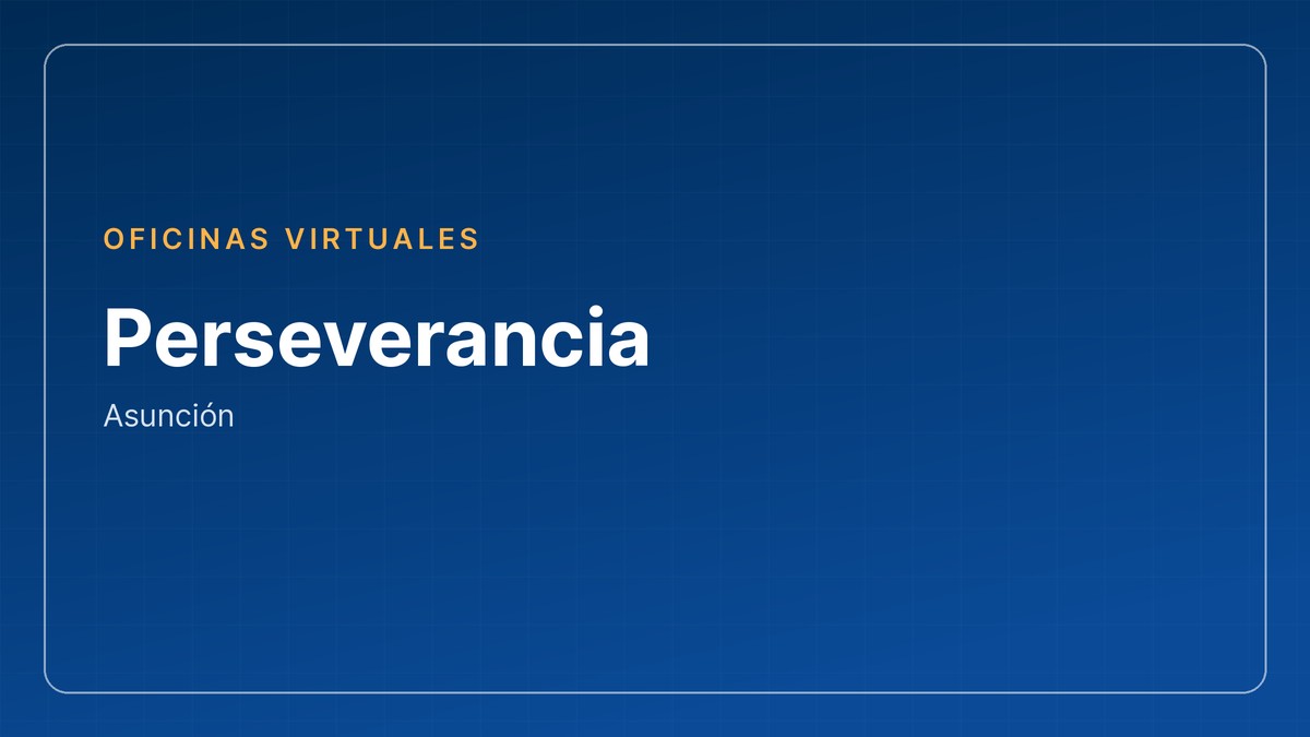 oficina virtual en Perseverancia, Asunción