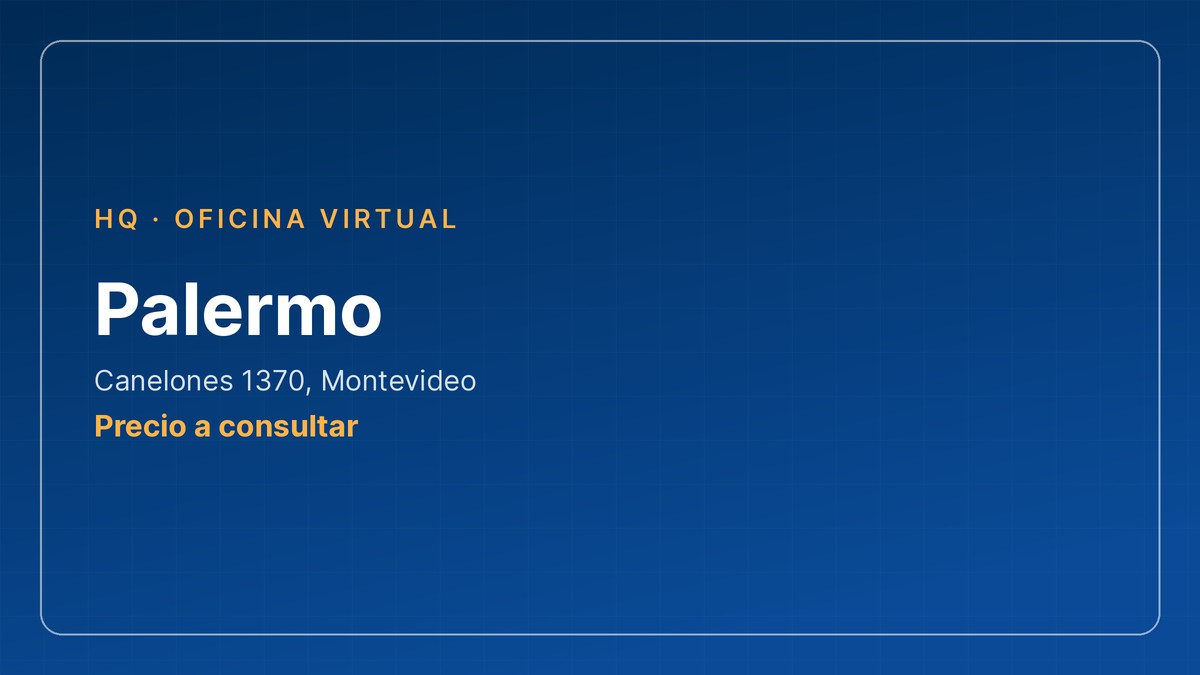 Oficina virtual en Palermo, Canelones 1370, Montevideo