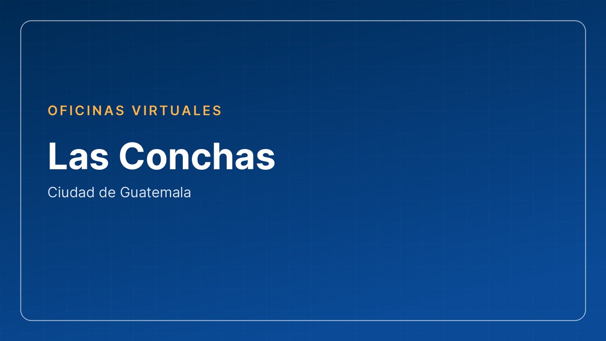 Oficina virtual en Las Conchas, zona 14, Ciudad de Guatemala