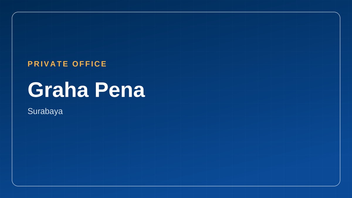 Private office di Graha Pena, Surabaya
