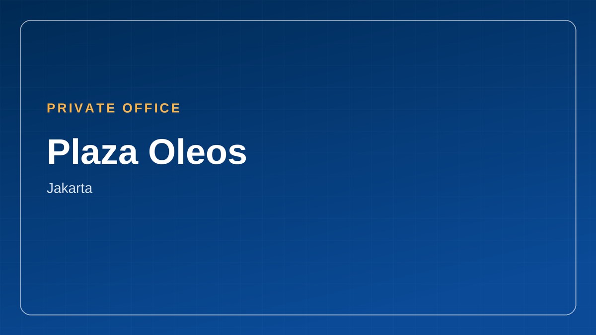Private office di Plaza Oleos, Jakarta