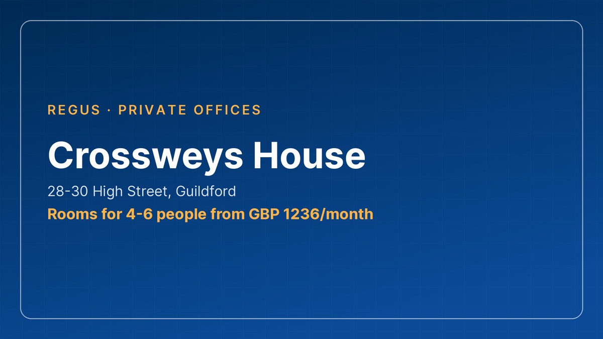 Crossweys House, Guildford private office
