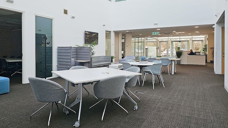 Meeting and breakout area at a private office in Eastleigh