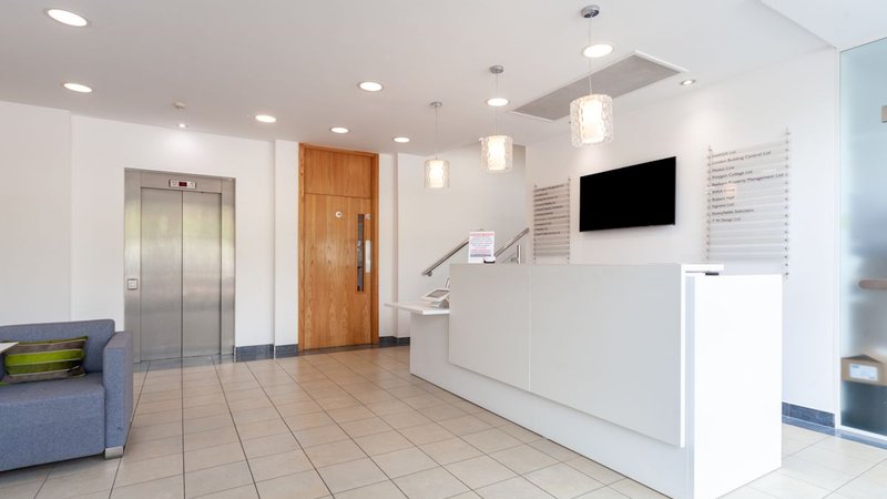 private office interior at 2 Falcon Gate in Welwyn Garden City