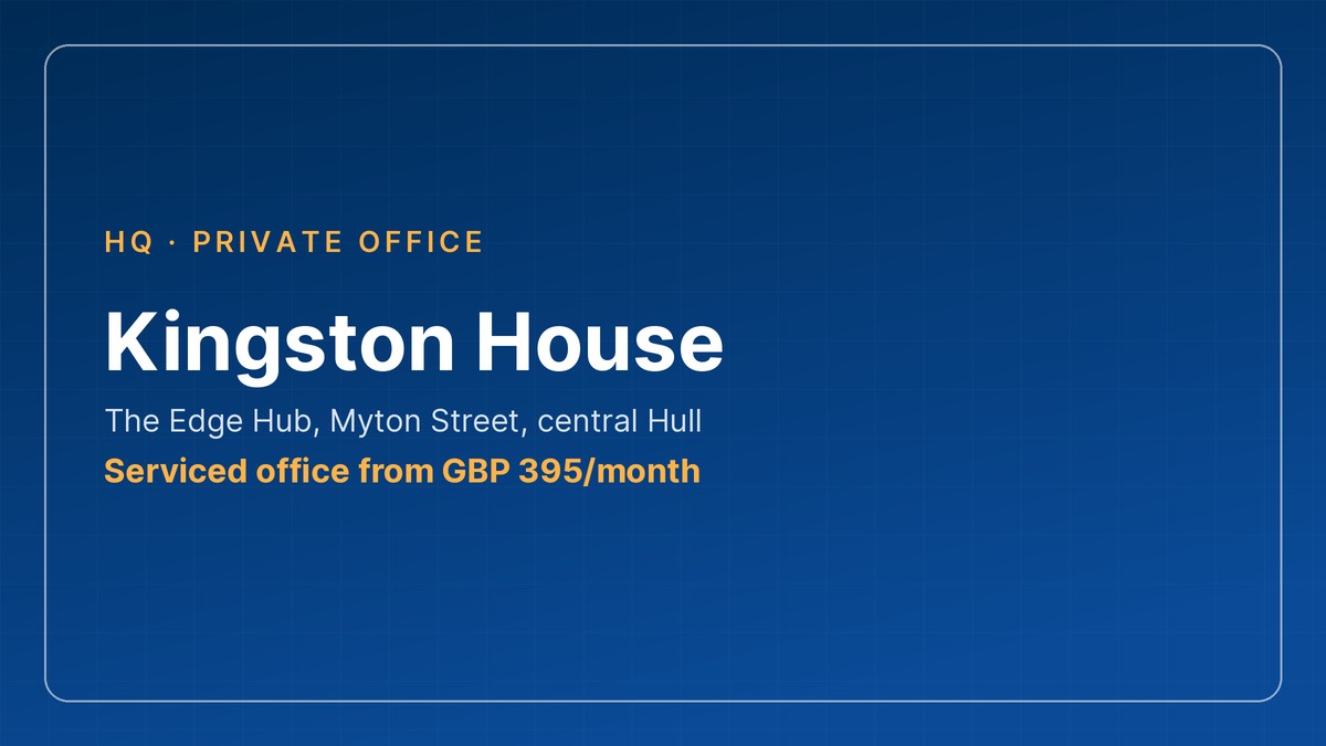 serviced office kingston upon hull, Kingston House in central Hull