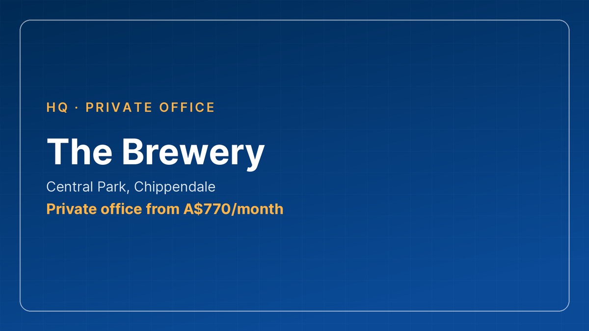 serviced office surry hills — The Brewery