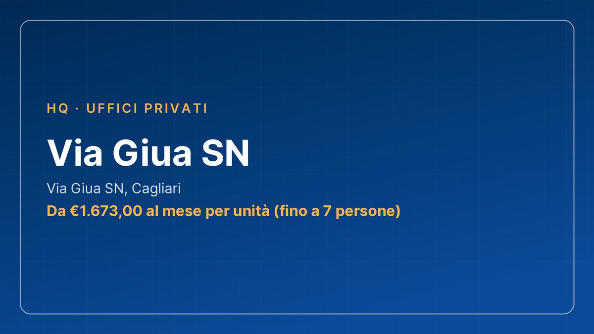 Via Giua SN a Cagliari: scheda Wezoo con il prezzo di partenza per unità
