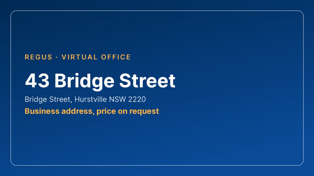 virtual office hurstville - 43 Bridge Street