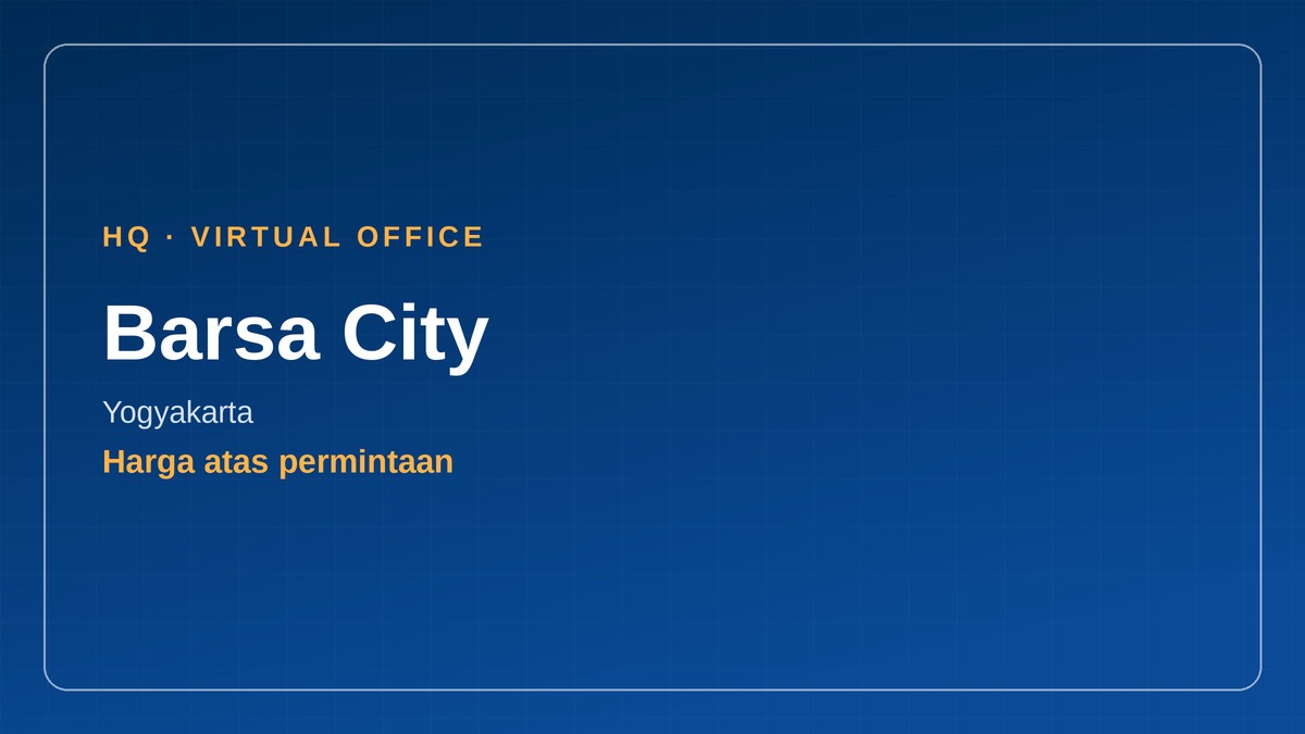 virtual office Indonesia - Barsa City